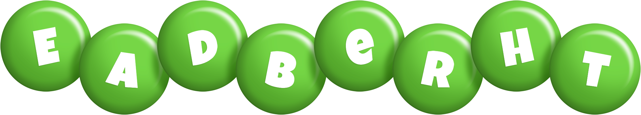 Eadberht candy-green logo