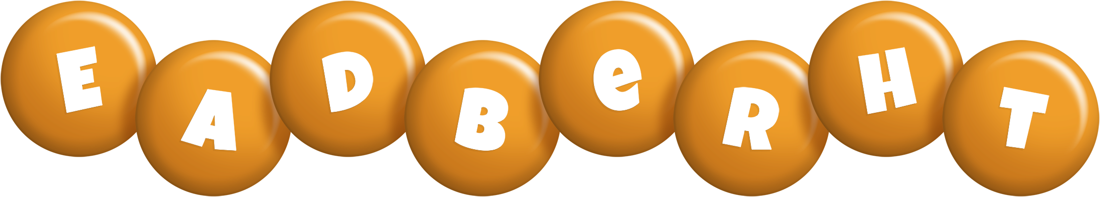 Eadberht candy-orange logo