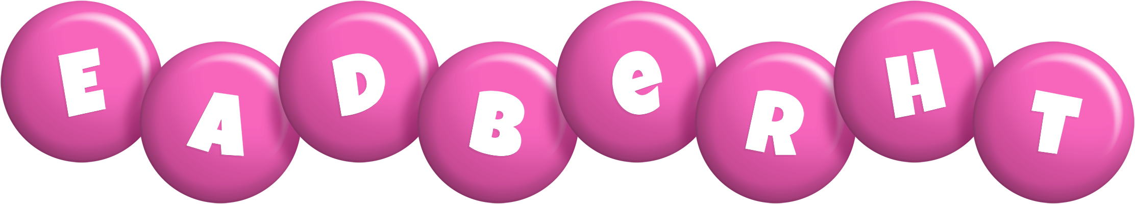 Eadberht candy-pink logo