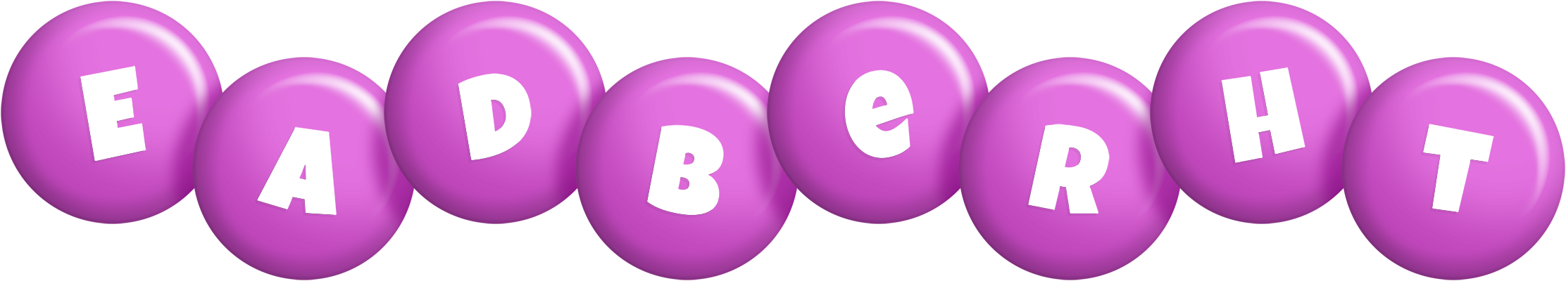 Eadberht candy-purple logo