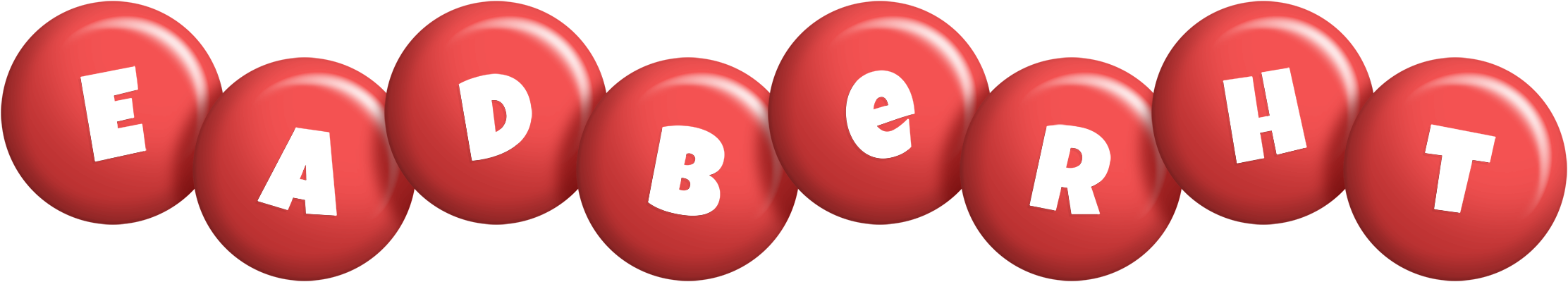 Eadberht candy-red logo