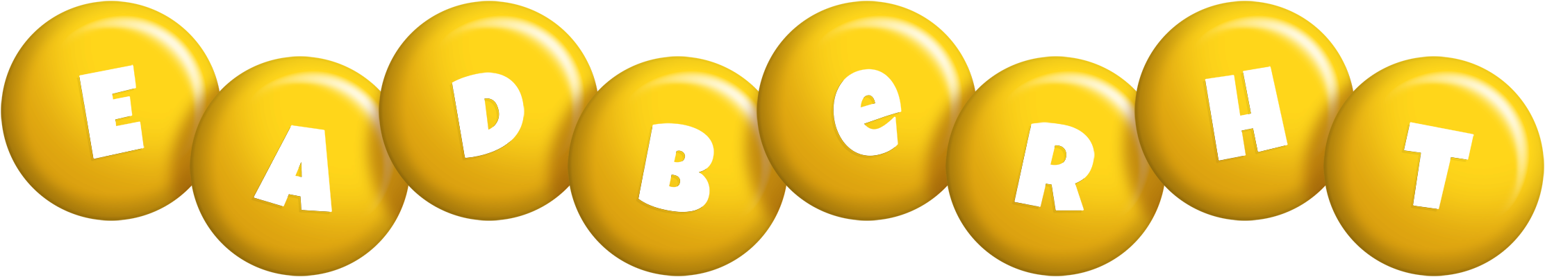 Eadberht candy-yellow logo