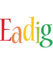 Eadig birthday logo
