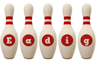Eadig bowling-pin logo