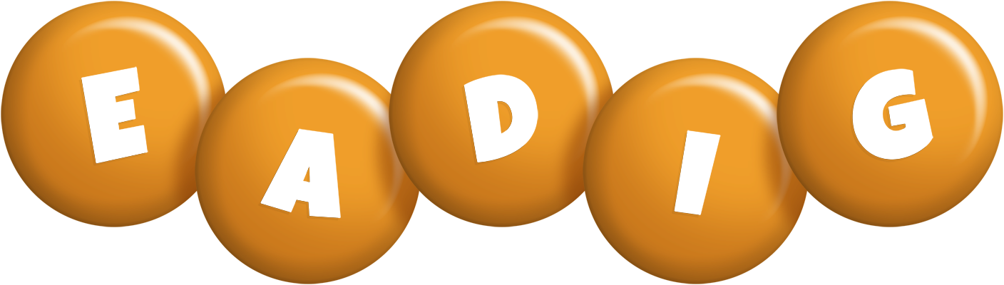 Eadig candy-orange logo