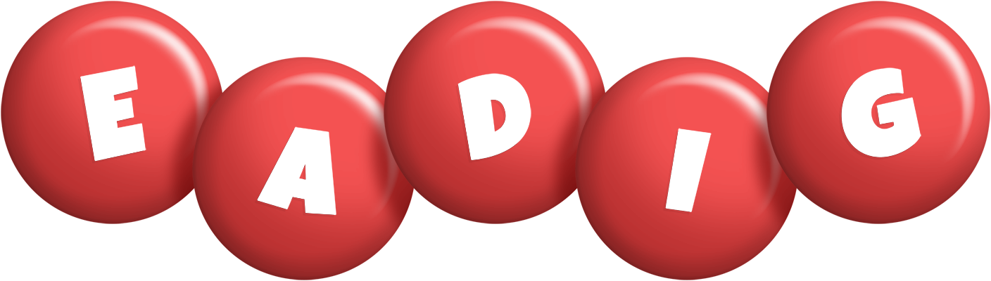Eadig candy-red logo
