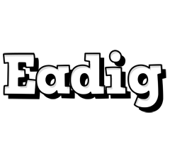 Eadig snowing logo