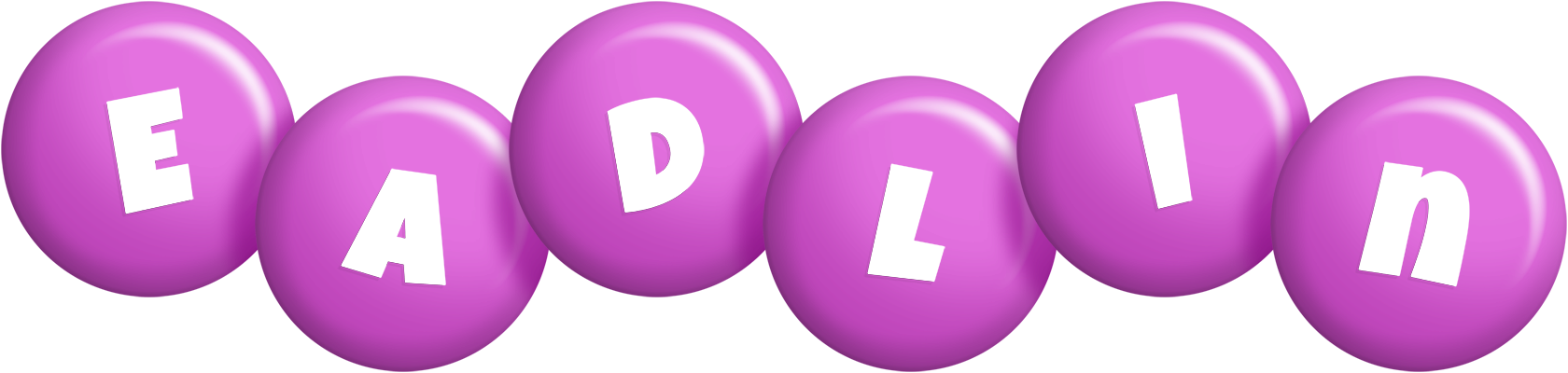 Eadlin candy-purple logo