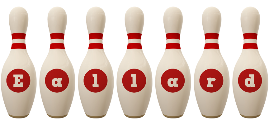 Eallard bowling-pin logo