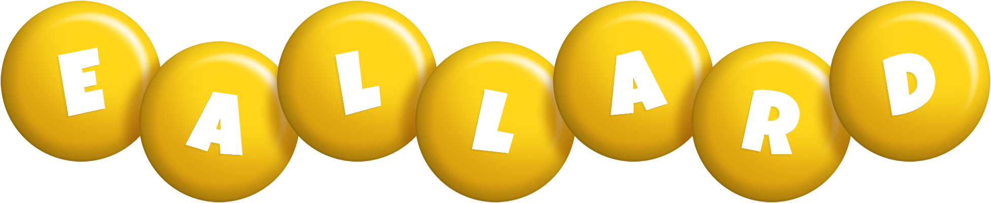 Eallard candy-yellow logo