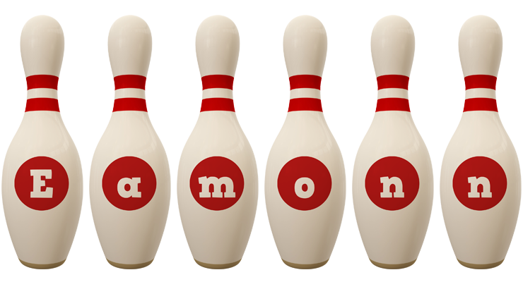 Eamonn bowling-pin logo
