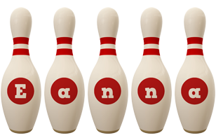 Eanna bowling-pin logo