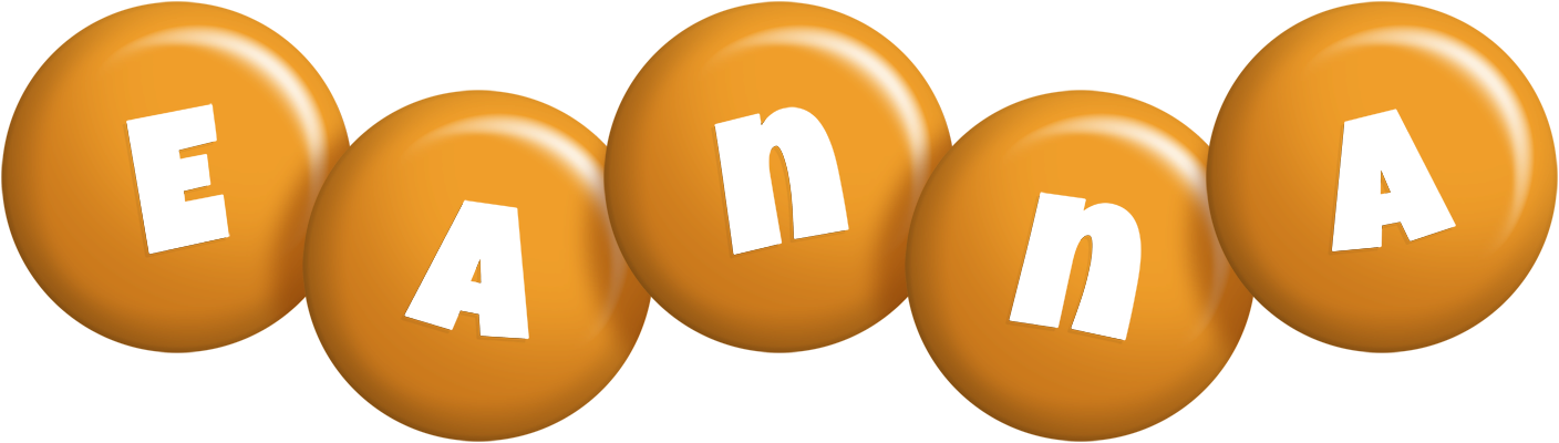Eanna candy-orange logo