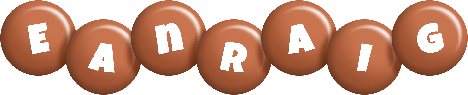 Eanraig candy-brown logo