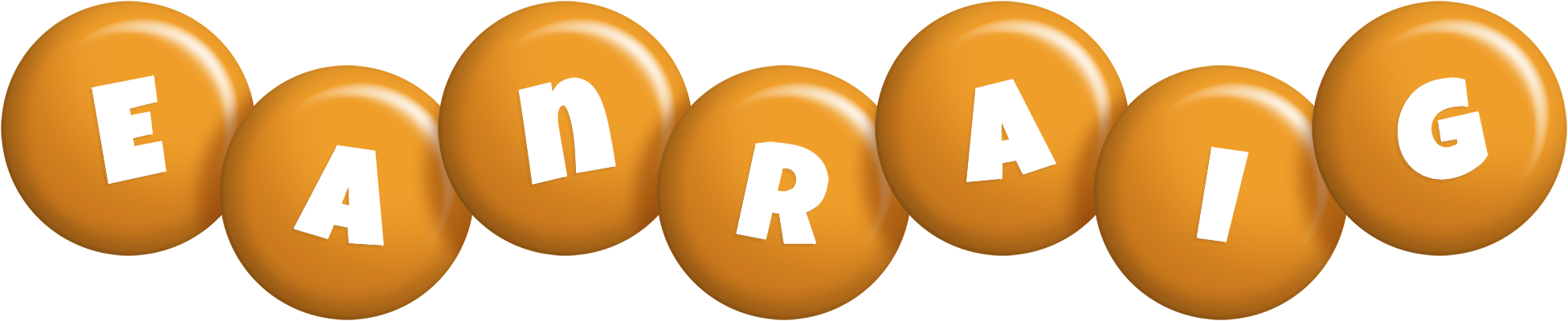 Eanraig candy-orange logo