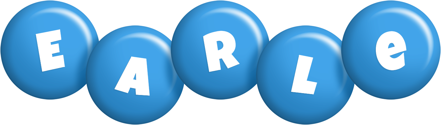 Earle candy-blue logo
