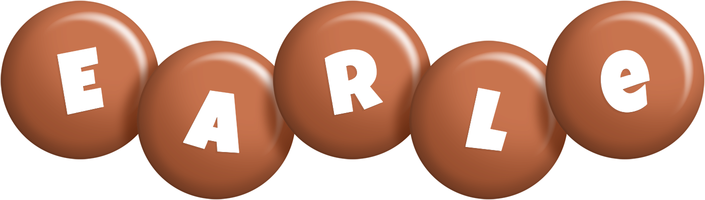 Earle candy-brown logo