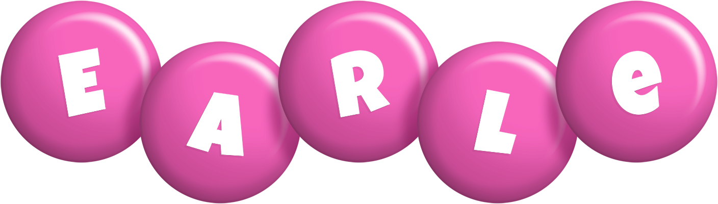 Earle candy-pink logo