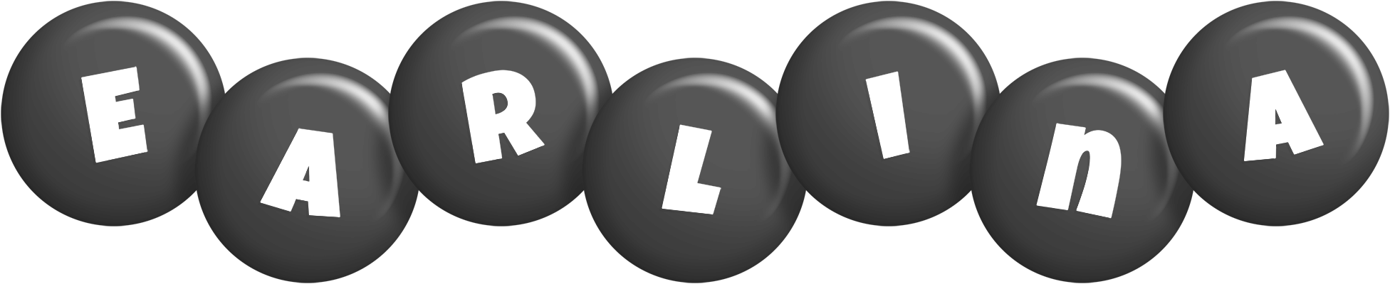 Earlina candy-black logo