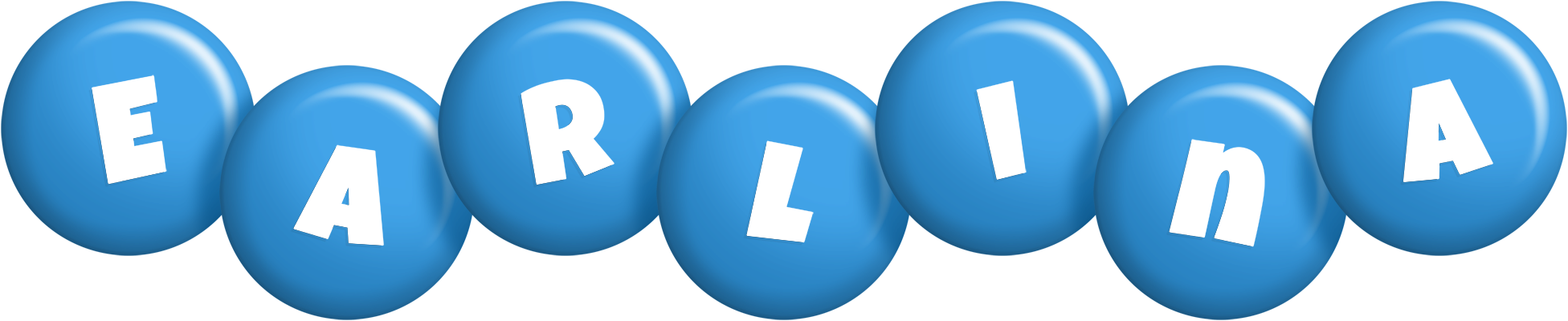 Earlina candy-blue logo