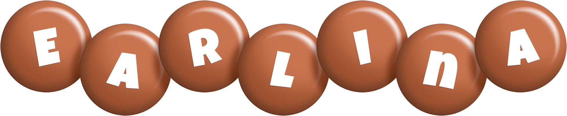 Earlina candy-brown logo