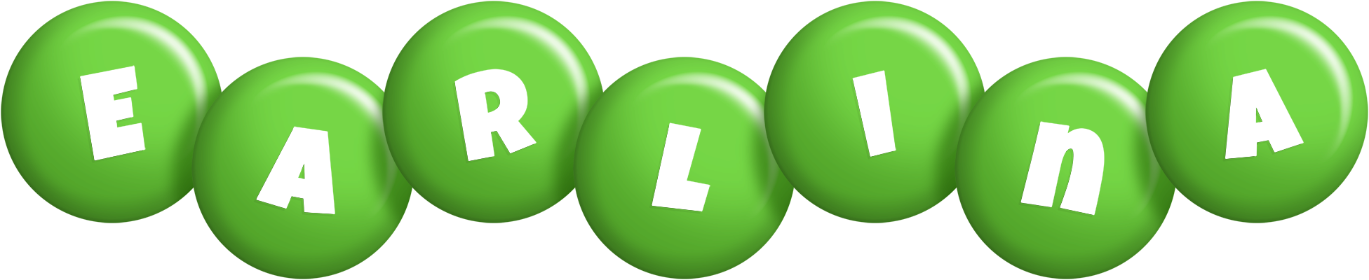 Earlina candy-green logo