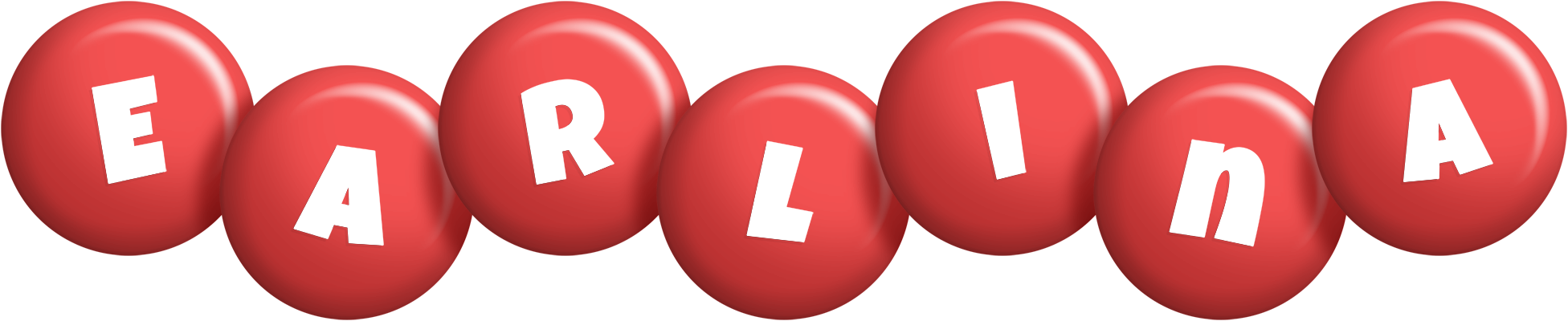 Earlina candy-red logo