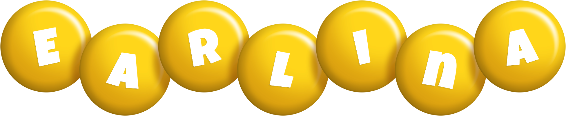 Earlina candy-yellow logo