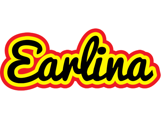 Earlina flaming logo