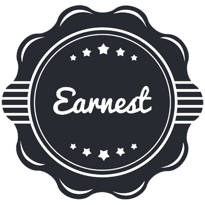 Earnest badge logo