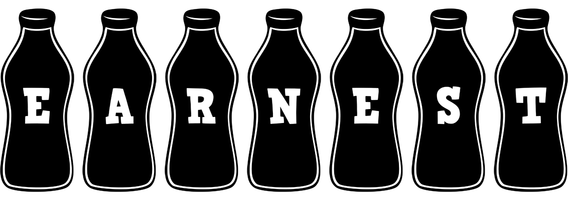 Earnest bottle logo