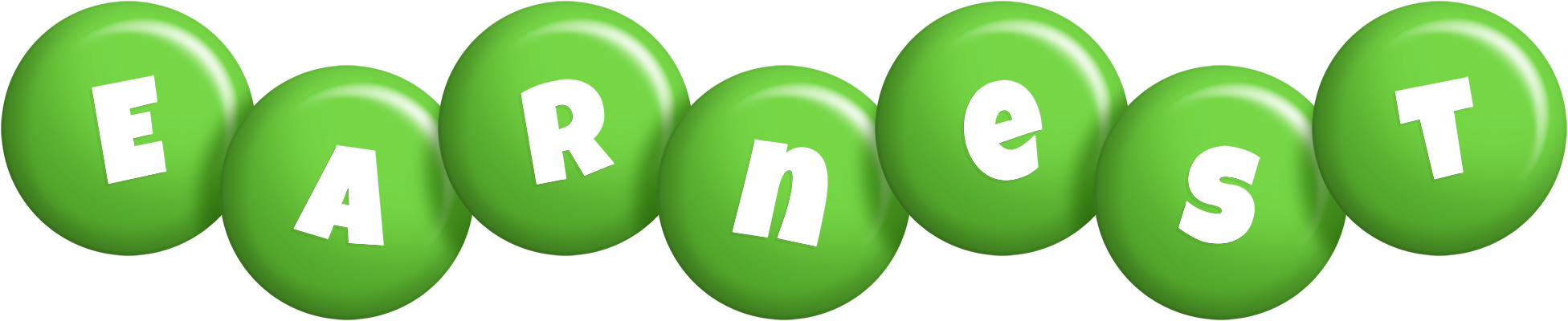 Earnest candy-green logo