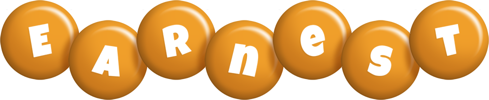 Earnest candy-orange logo