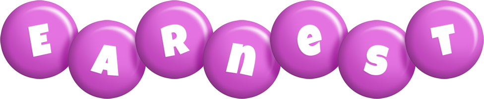 Earnest candy-purple logo