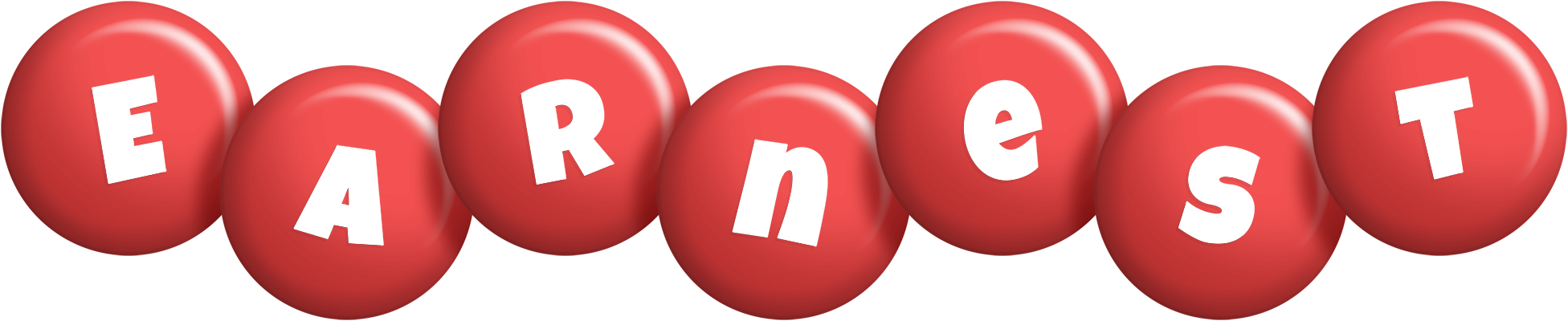 Earnest candy-red logo