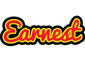 Earnest fireman logo