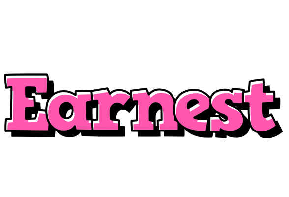 Earnest girlish logo