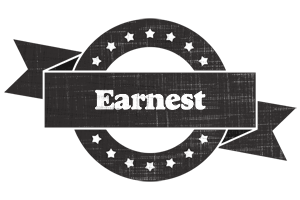 Earnest grunge logo