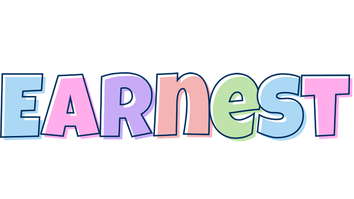 Earnest pastel logo