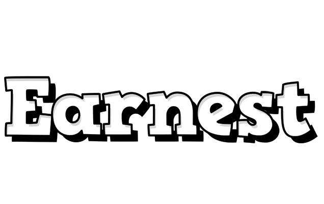 Earnest snowing logo