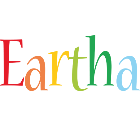 Eartha birthday logo