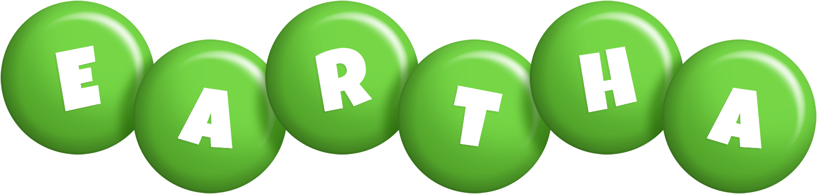Eartha candy-green logo