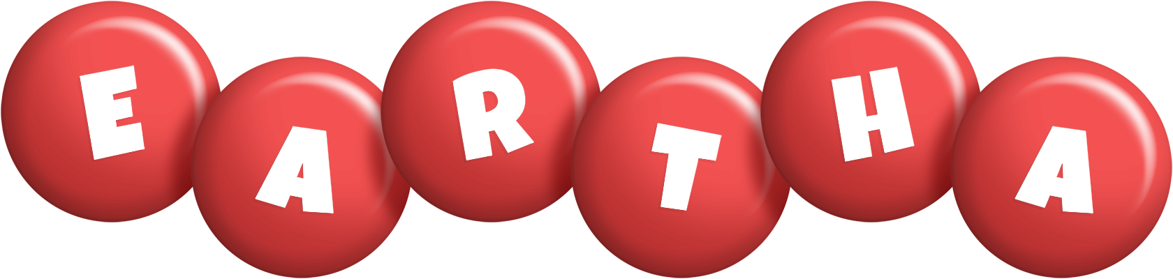 Eartha candy-red logo