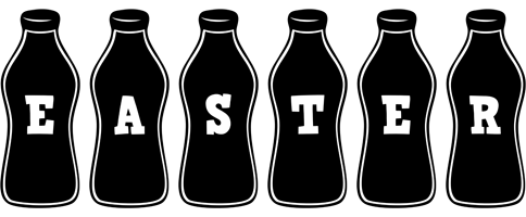 Easter bottle logo