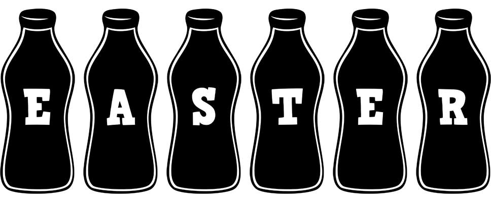 Easter bottle logo