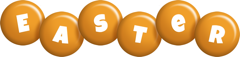 Easter candy-orange logo