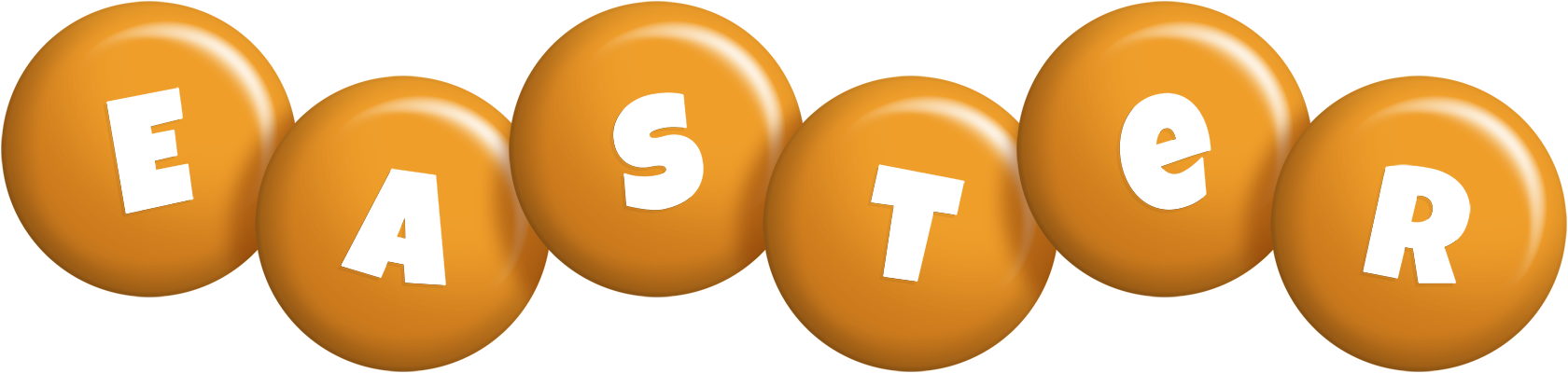 Easter candy-orange logo