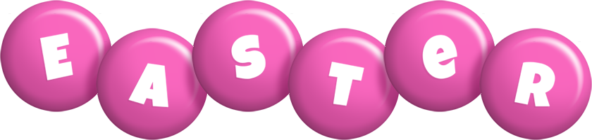 Easter candy-pink logo