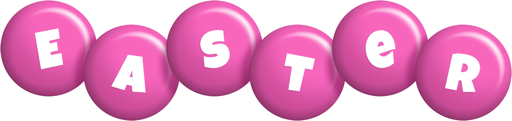 Easter candy-pink logo