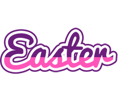 Easter cheerful logo